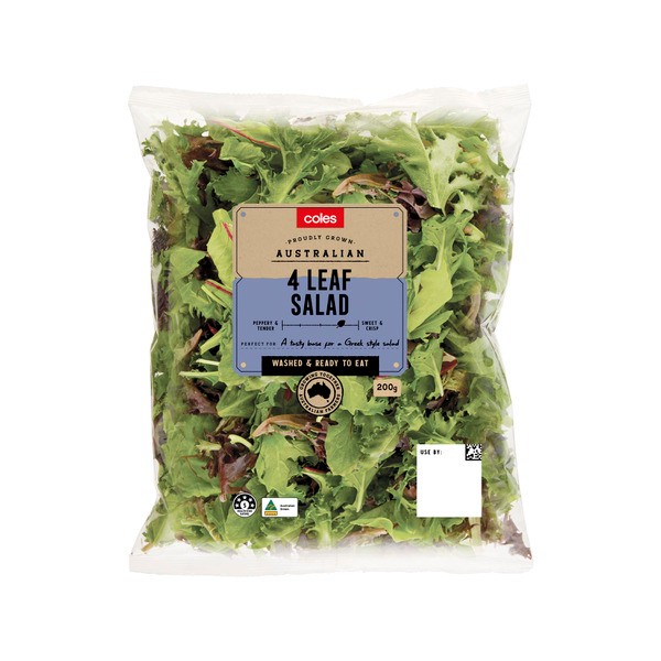 Coles 4 Leaf Salad Mix | 200g