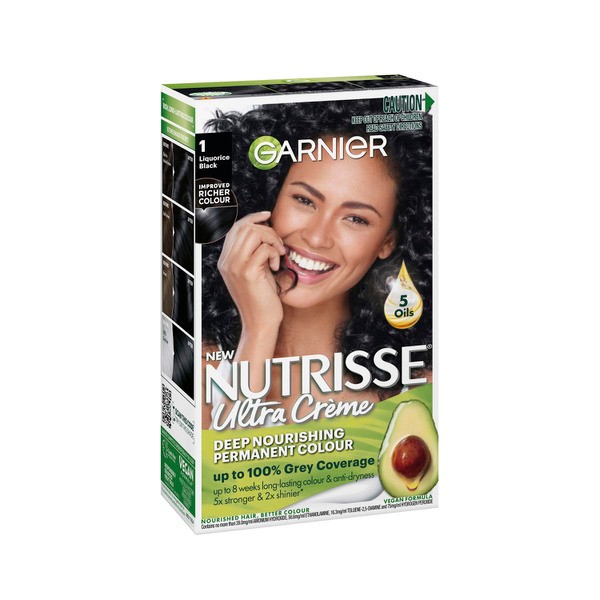 Garnier Nutrisse1  Liquorice Permanent Hair Colour | 1 pack
