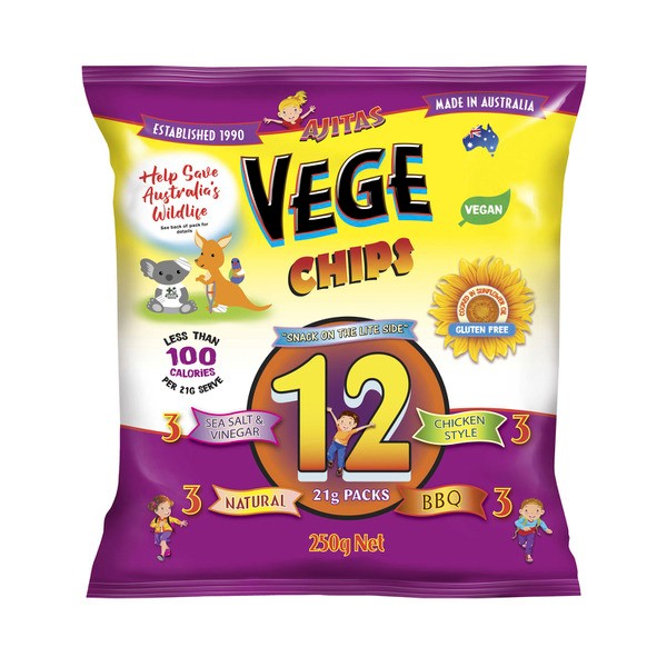 Vege Chips Multi 12 Pack | 250g
