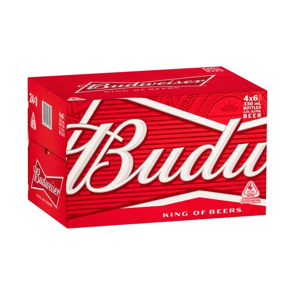 Budweiser Bottle 330mL | 24 Pack