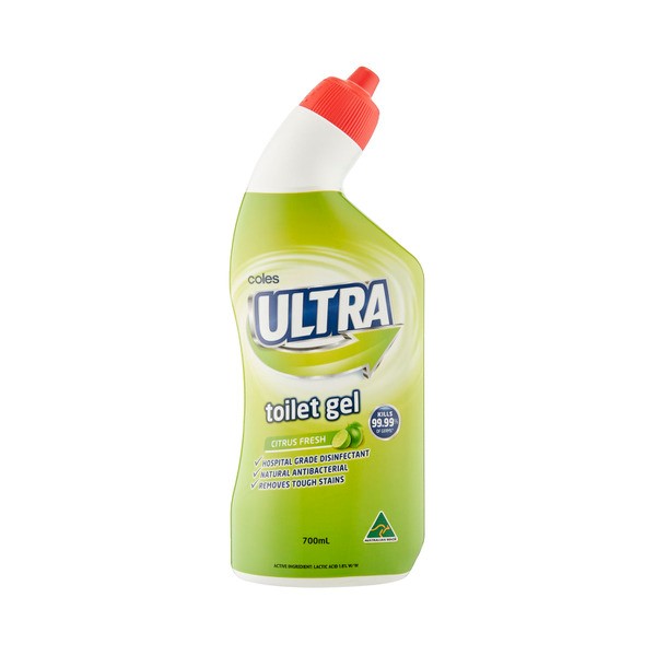 Coles Ultra Fresh Citrus Toilet Cleaner Gel | 700mL
