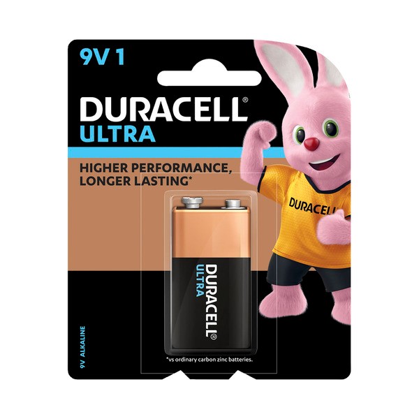 Duracell Ultra Performance 9V Alkaline Batteries | 1 each