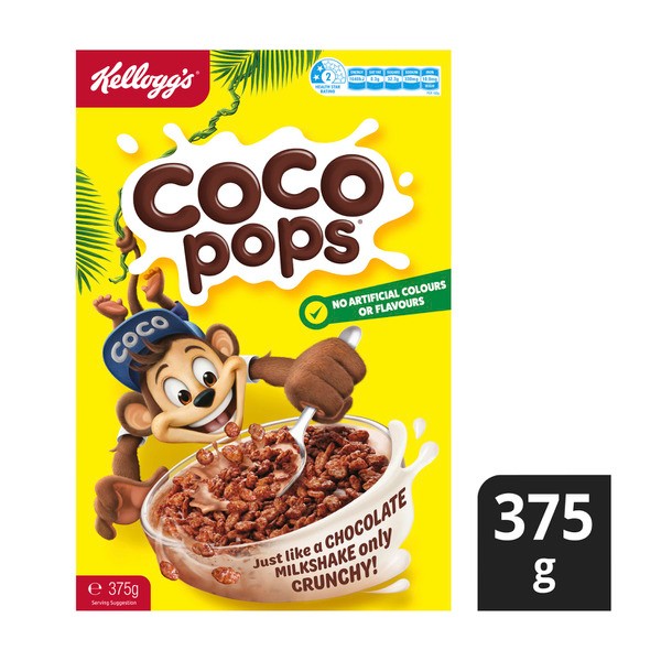 Kellogg's Coco Pops Chocolatey Breakfast Cereal | 375g