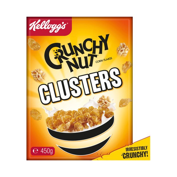 Kellogg's Crunchy Nut Clusters Breakfast Cereal | 450g