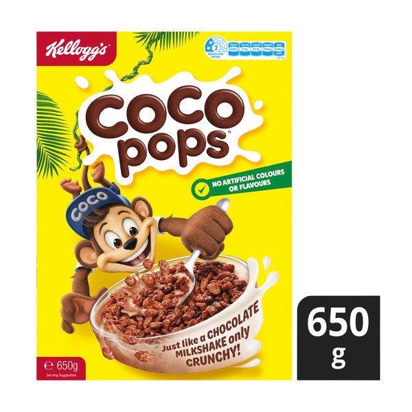 Kellogg's Coco Pops Chocolatey Breakfast Cereal | 650g
