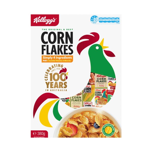 Kellogg's Corn Flakes Breakfast Cereal | 380g