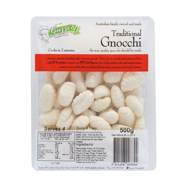 Guzzi's Traditional Potato Gnocchi | 500g