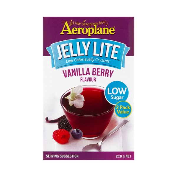 Aeroplane Lite Vanilla Berry Jelly Crystals 2 pack | 18g