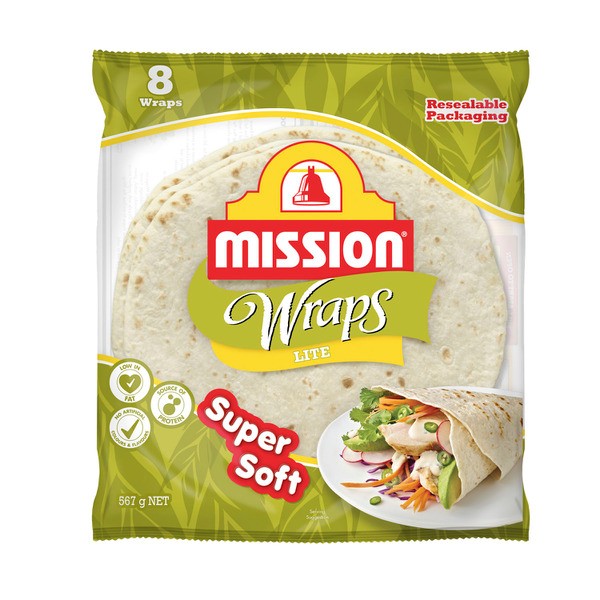 Mission Lite Wrap 8 pack | 567g