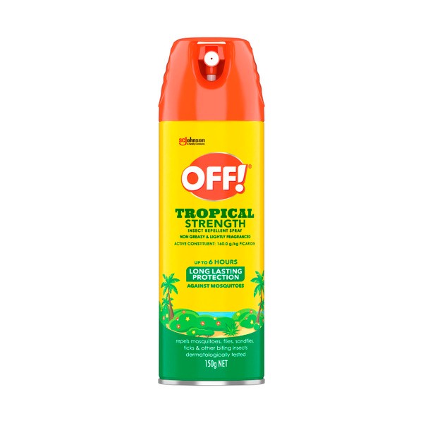 Off! Tropical Strength Insect Repellent Aerosol Spray | 150g