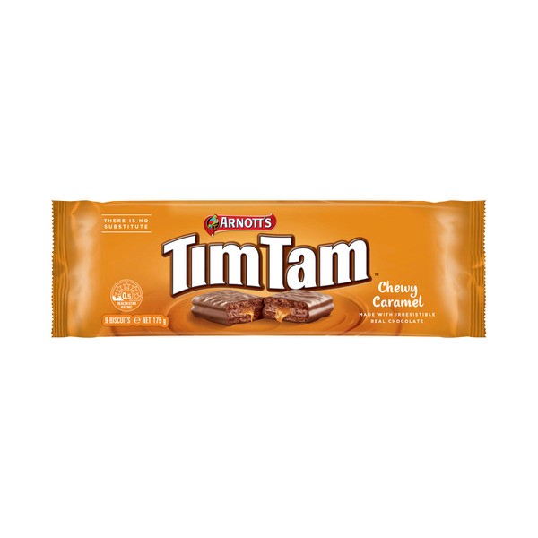 Arnott's Tim Tam Chewy Caramel Chocolate Biscuits | 175g