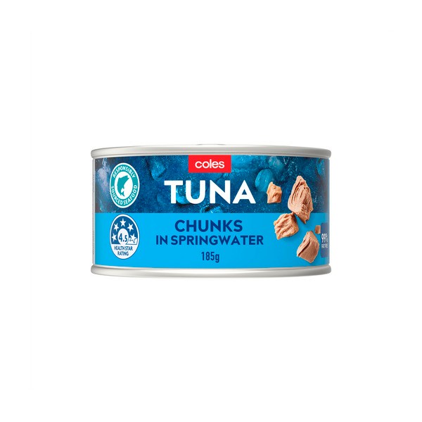 Coles Tuna Chunks In Springwater | 185g