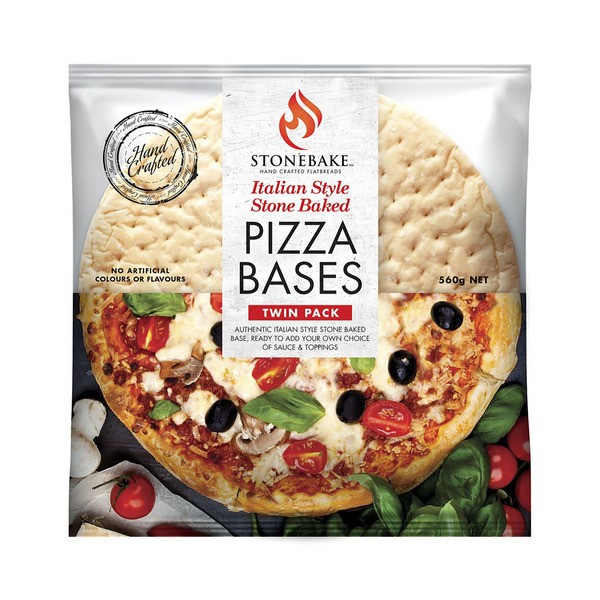 Stone Baked Pizza Bases Twin pack | 560g