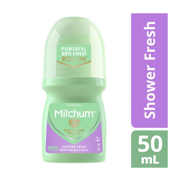Mitchum Women's Roll On Shower Fresh Antiperspirant Deodorant | 50mL