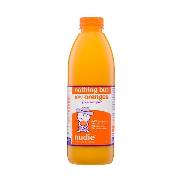 Nudie Nothing But 100% Fresh Orange Juice | 1L