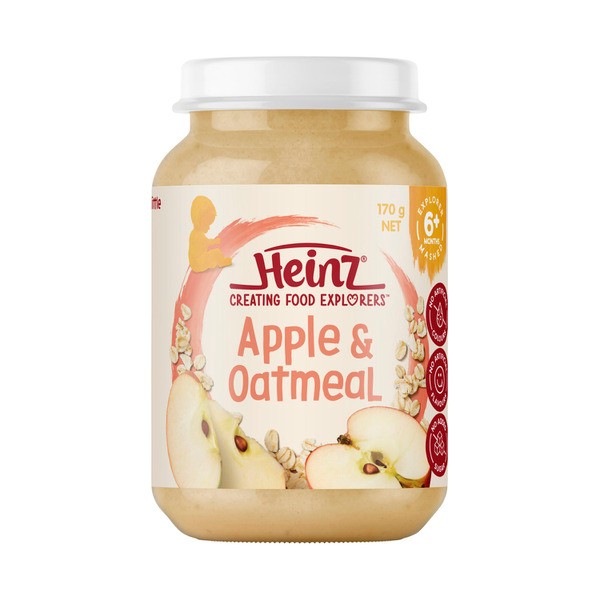 Heinz Pureed Apple & Oatmeal 6+ Months | 170g