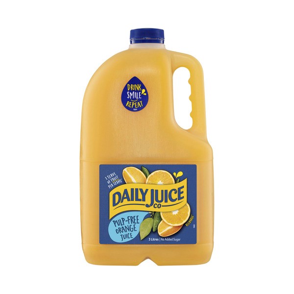 Daily Juice Pulp Free No Added Sugar Orange Juice | 3L