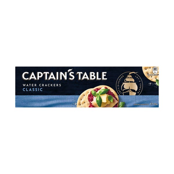 Captain's Table Classic Water Crackers | 125g