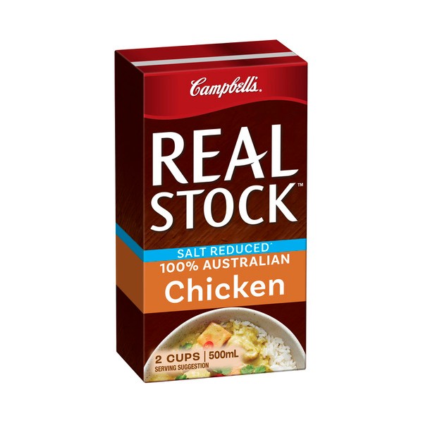 Campbell's Real Stock Chicken Stock Salt Reduced | 500mL