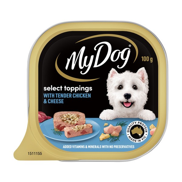 My Dog Select Toppings With Tender Chicken & Cheese Adult Wet Dog Food | 100g