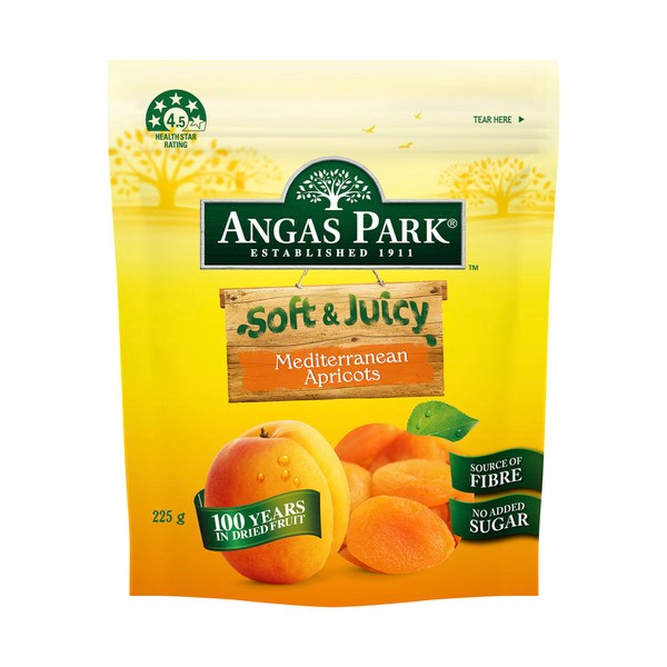 Angas Park Soft & Juicy Mediterranean Apricots | 225g