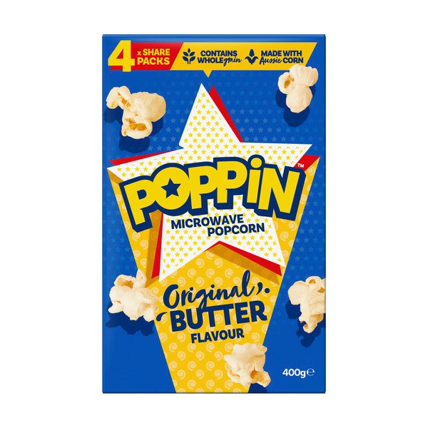 Poppin Butter Microwave Popcorn | 400g
