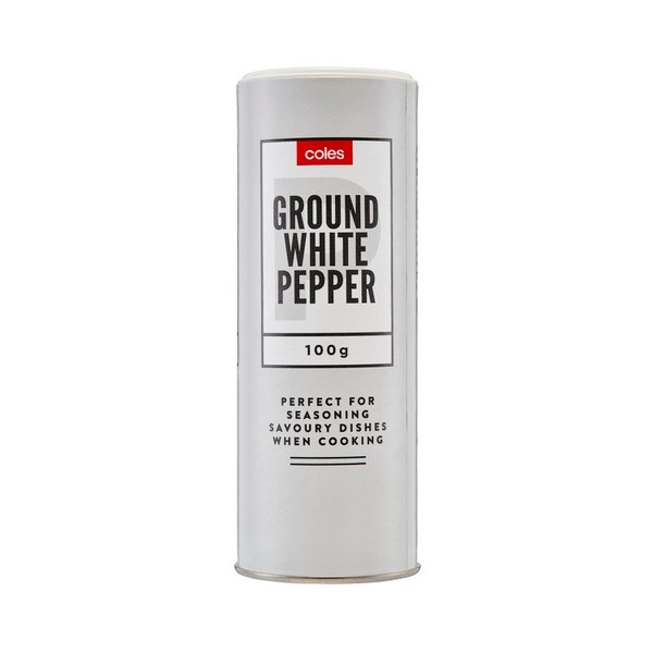 Coles Ground White Pepper | 100g