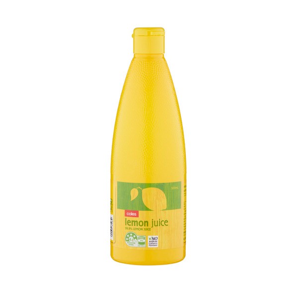 Coles Lemon Juice | 500mL