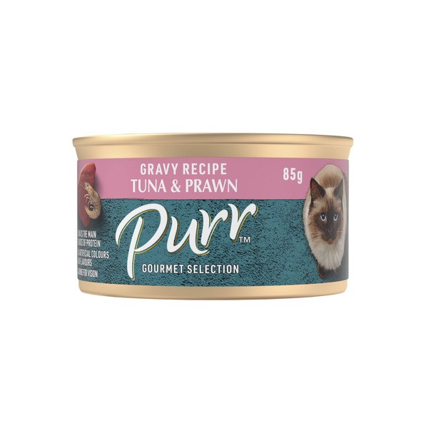 Purr Gourmet Chunky Tuna & Prawn in Gravy Cat Food | 85g