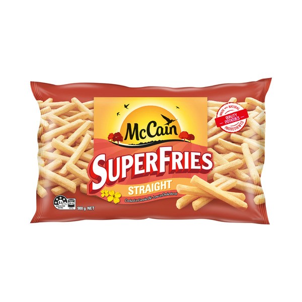 McCain Superfries Frozen Potato Chips Straight Cut | 900g