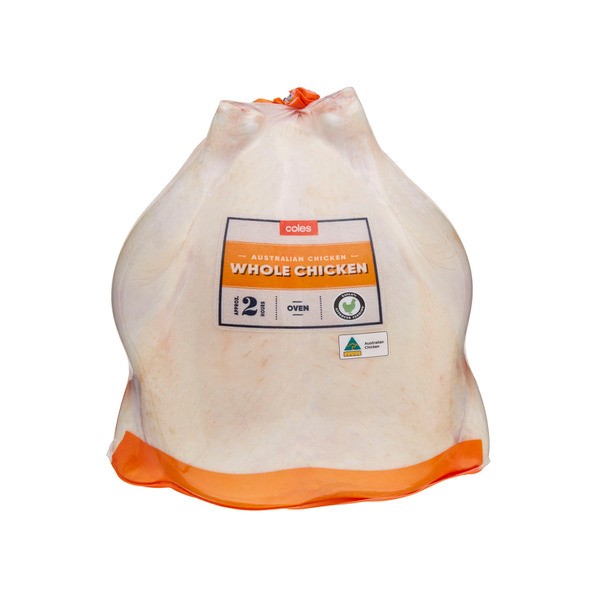 Coles RSPCA Approved Extra Large Whole Chicken | approx. 2.4kg each