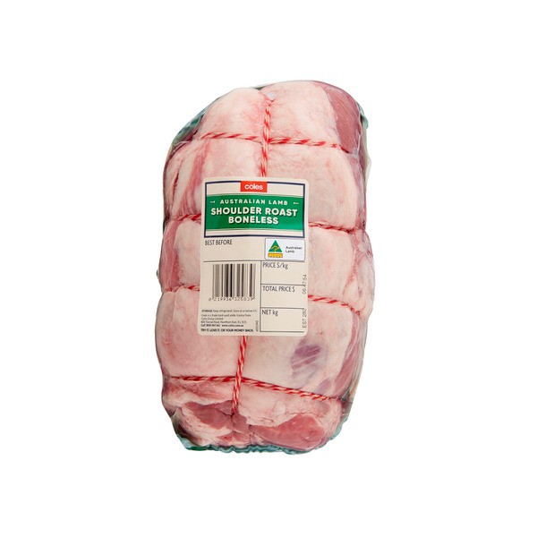 Coles Lamb Boneless Shoulder Roast | approx. 1.3kg