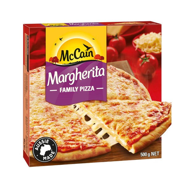 McCain Family Margherita Frozen Pizza | 500g