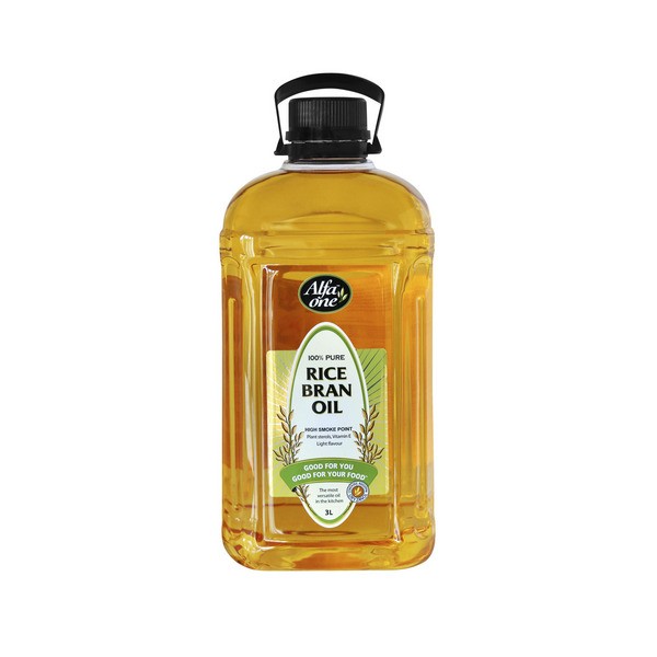 Alfa One Pure Rice Bran Oil | 3L