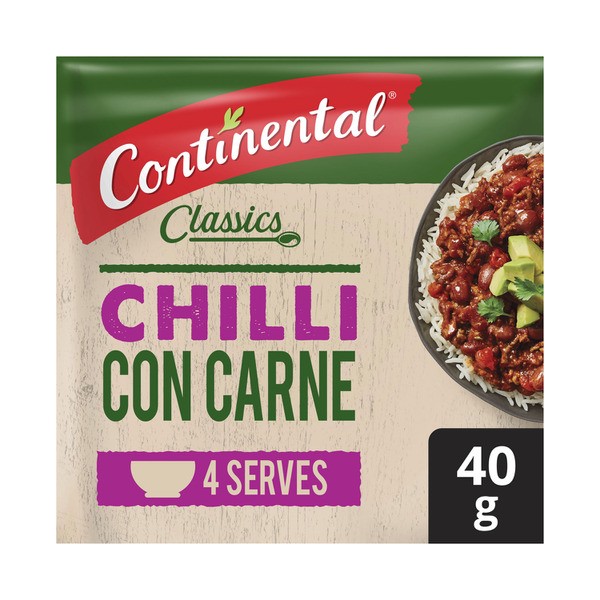Continental Chilli Con Carne Recipe Base Serves 4 | 40g