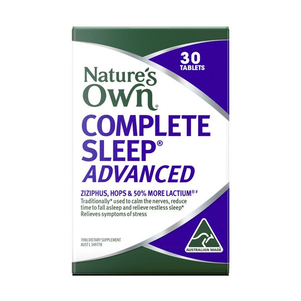 Nature's Own Complete Sleep Advanced Tablets | 30 pack