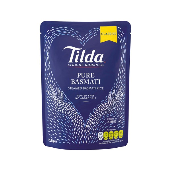 Tilda Steamed Pure Basmati Rice | 250g