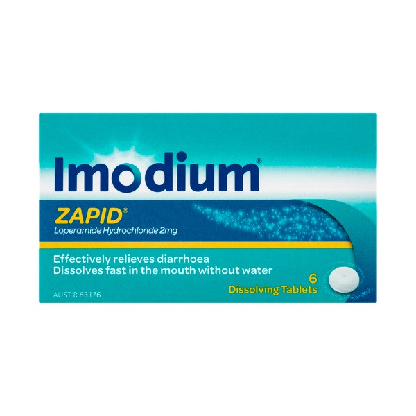 Imodium Zapid Diarrhoea Relief Dissolving Tablets | 6 pack