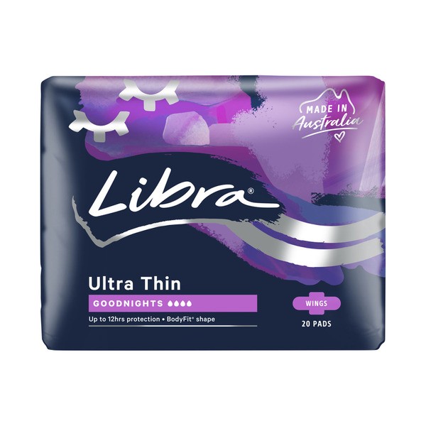 Libra Goodnights Ultra Thin Value Pack Pads | 20 pack