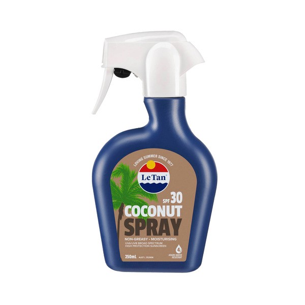Le Tan SPF 30 Coconut Sunscreen Spray | 250mL