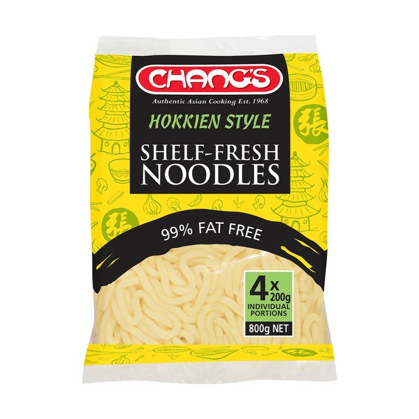 Chang's Shelf Fresh Noodles Hokkien Style 4 pack | 800g