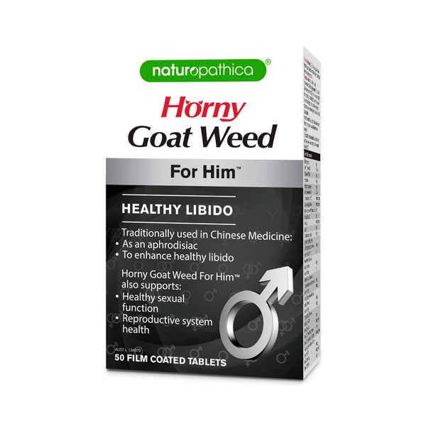 Naturopathica Horny Goat Weed For Him | 50 pack