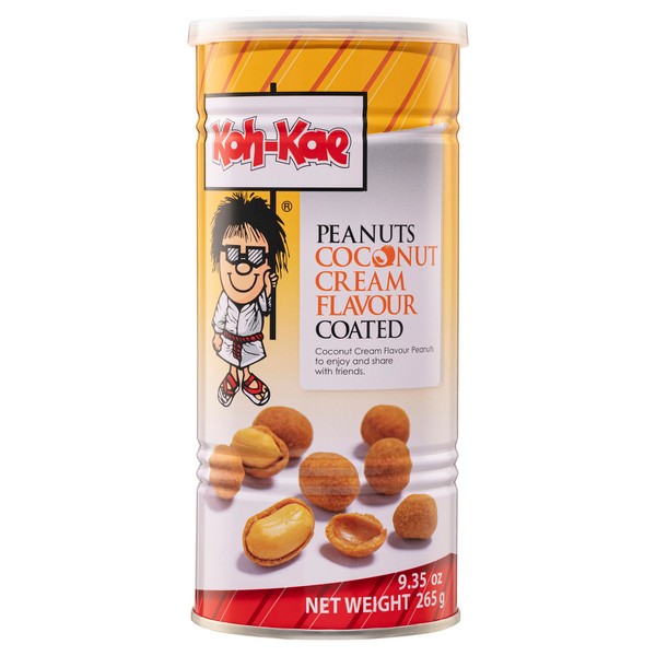 Koh Kae Coconut Cream Flavour Coated Peanuts | 265g
