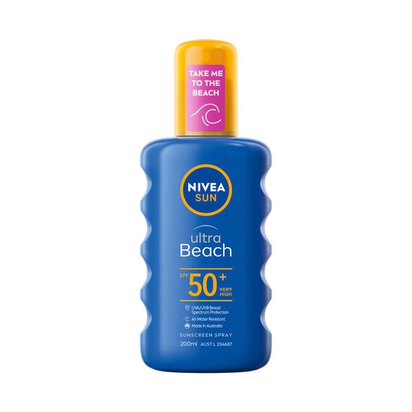 Nivea Sun Ultra Beach SPF50+ Sunscreen Spray | 200mL
