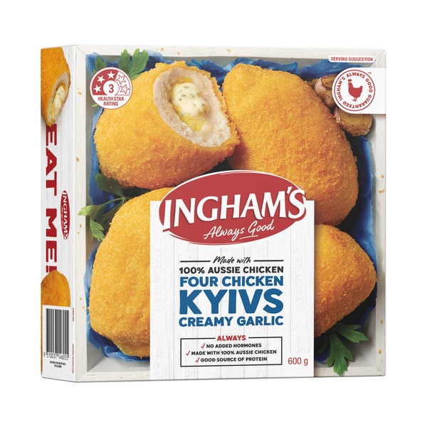Ingham's Chicken Garlic Kiev Duet | 600g