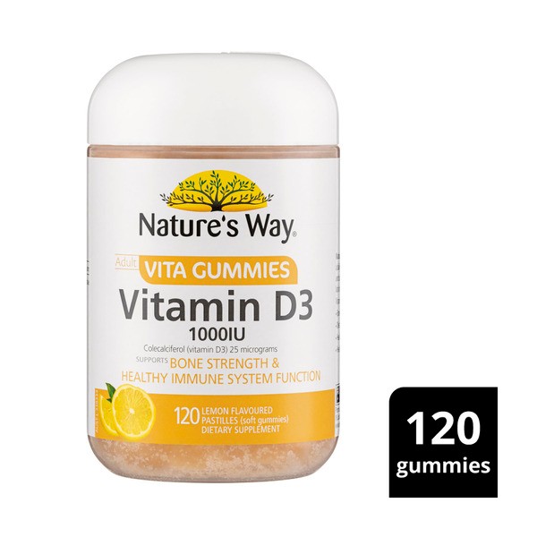 Nature's Way Vita Gummies Vitamin D3 1000iu | 120 pack