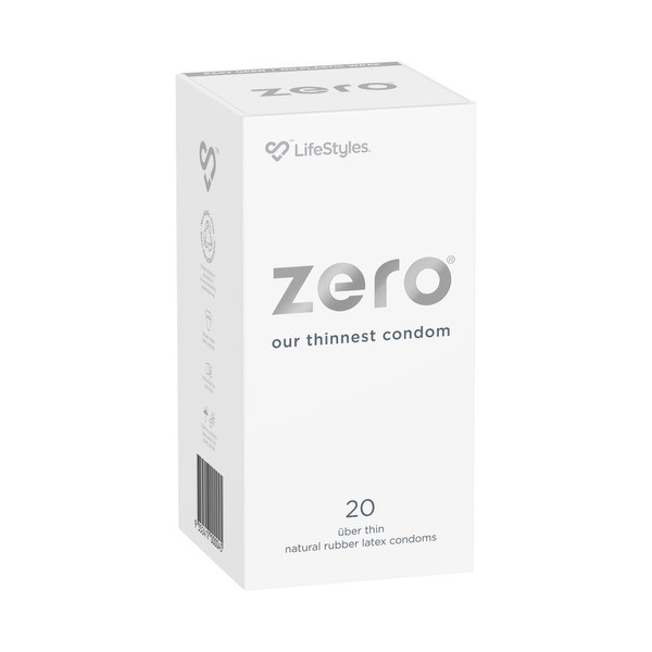 Lifestyles Zero Uber Thin Condoms | 20 pack