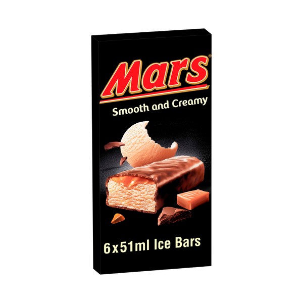 Mars Chocolate Smooth Creamy Ice Bar 6 Pack | 295mL
