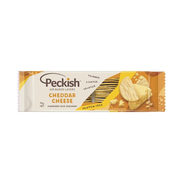 Peckish Rice Crackers Cheese | 90g