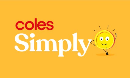 Coles simply on a yellow background